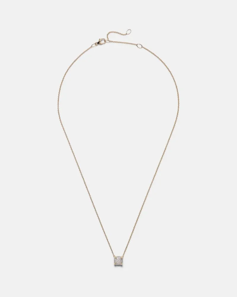 David Yurman Halskette Petite Châtelaine® aus 18kt Gelbgold mit Diamanten Gold