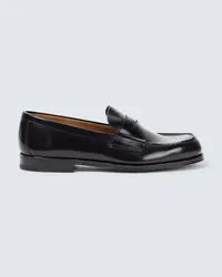 Prada Loafers aus Leder Schwarz