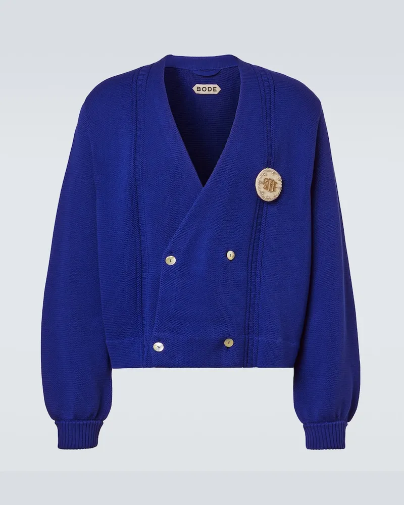 BODE Cardigan aus Baumwolle Violett