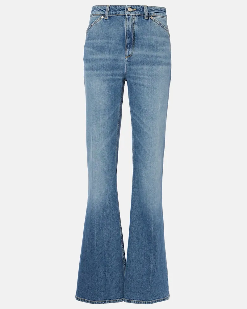 Dorothee Schumacher High-Rise Flared Jeans Denim Love Blau