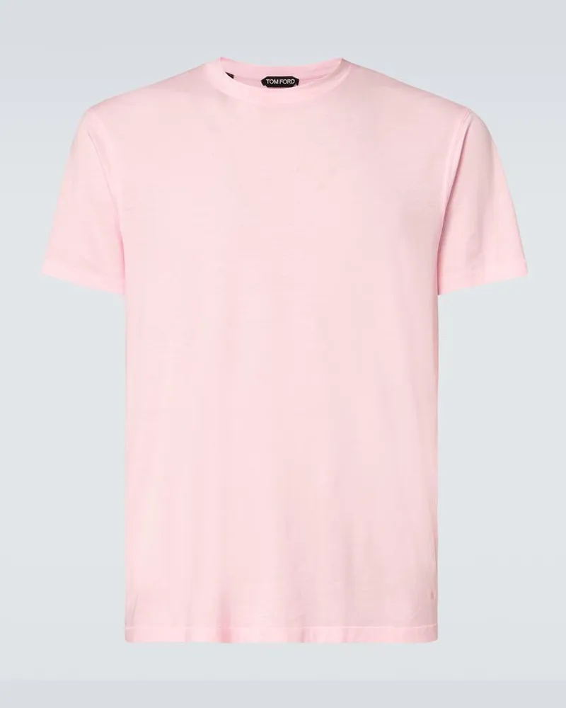 Tom Ford T-Shirt aus Jersey Rosa