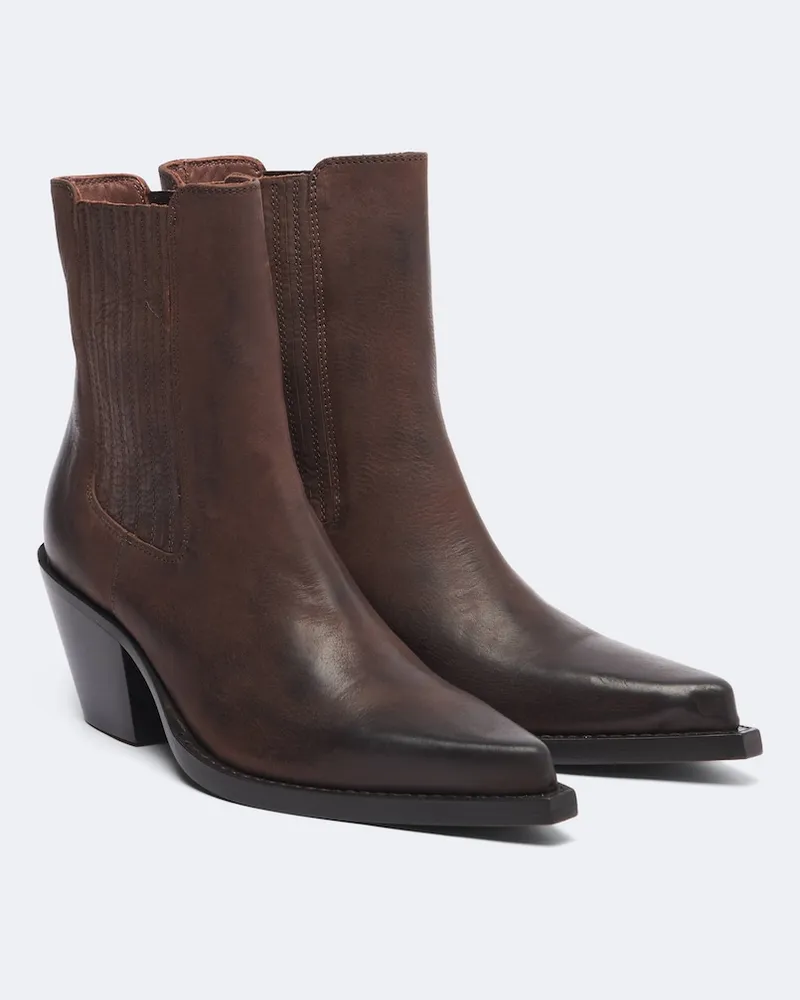 Paris Texas Cowboystiefel Dallas aus Leder Braun