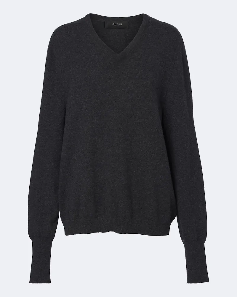 Gucci Strickpullover aus Kaschmir Grau