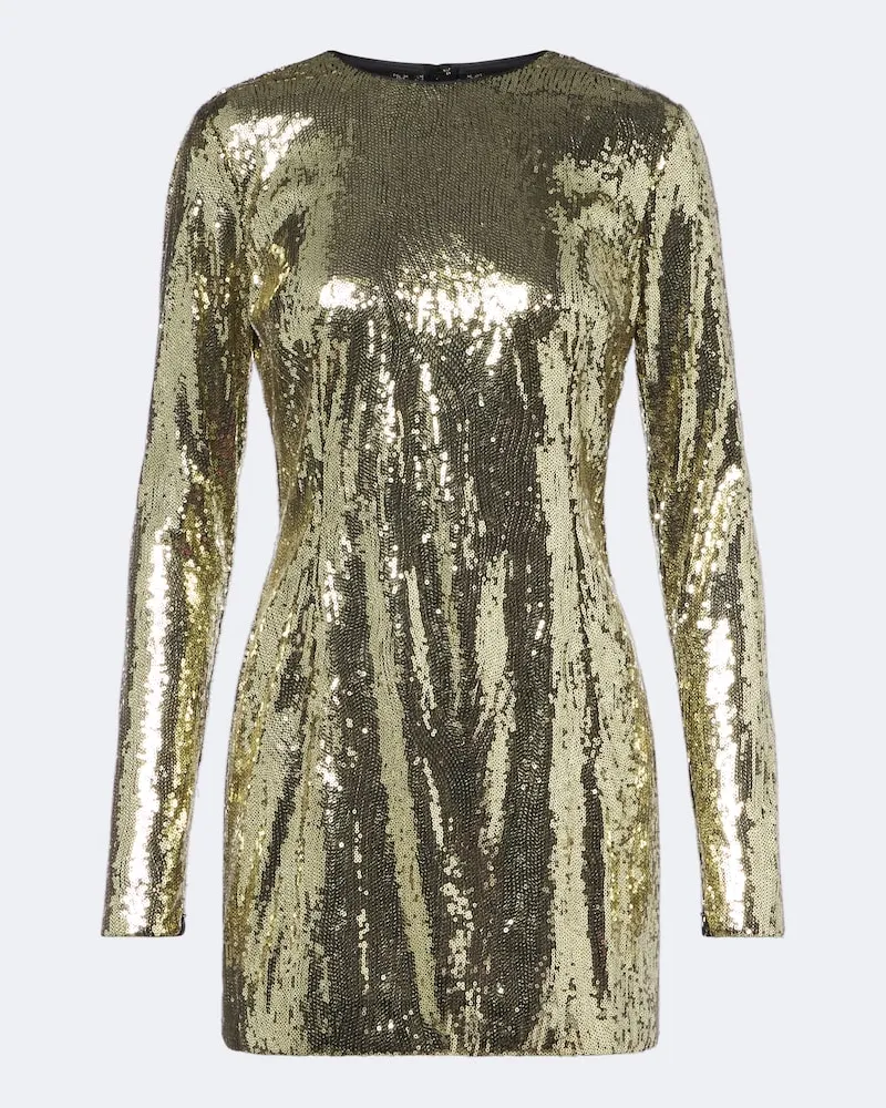 Dolce & Gabbana Minikleid mit Pailletten Gold