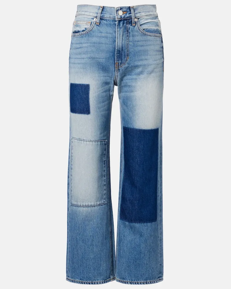 Veronica Beard Straight Jeans Blau