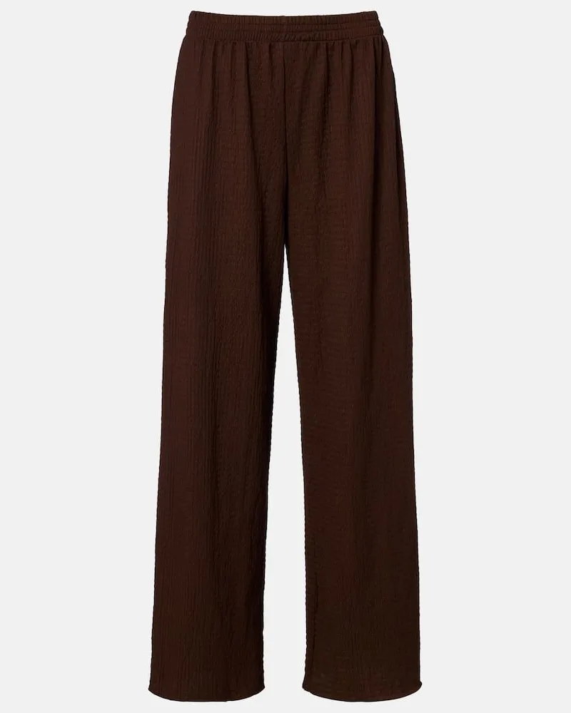 JADE SWIM Weite Hose Mika Braun