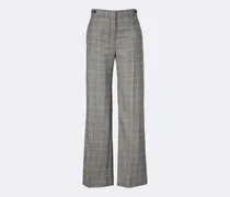 Weite Hose aus Wolle