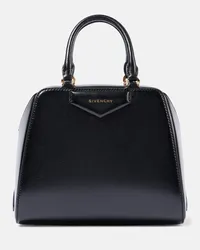 Givenchy Tote Antigona Cube Mini aus Leder Schwarz