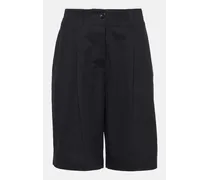 Shorts aus Baumwoll-Twill