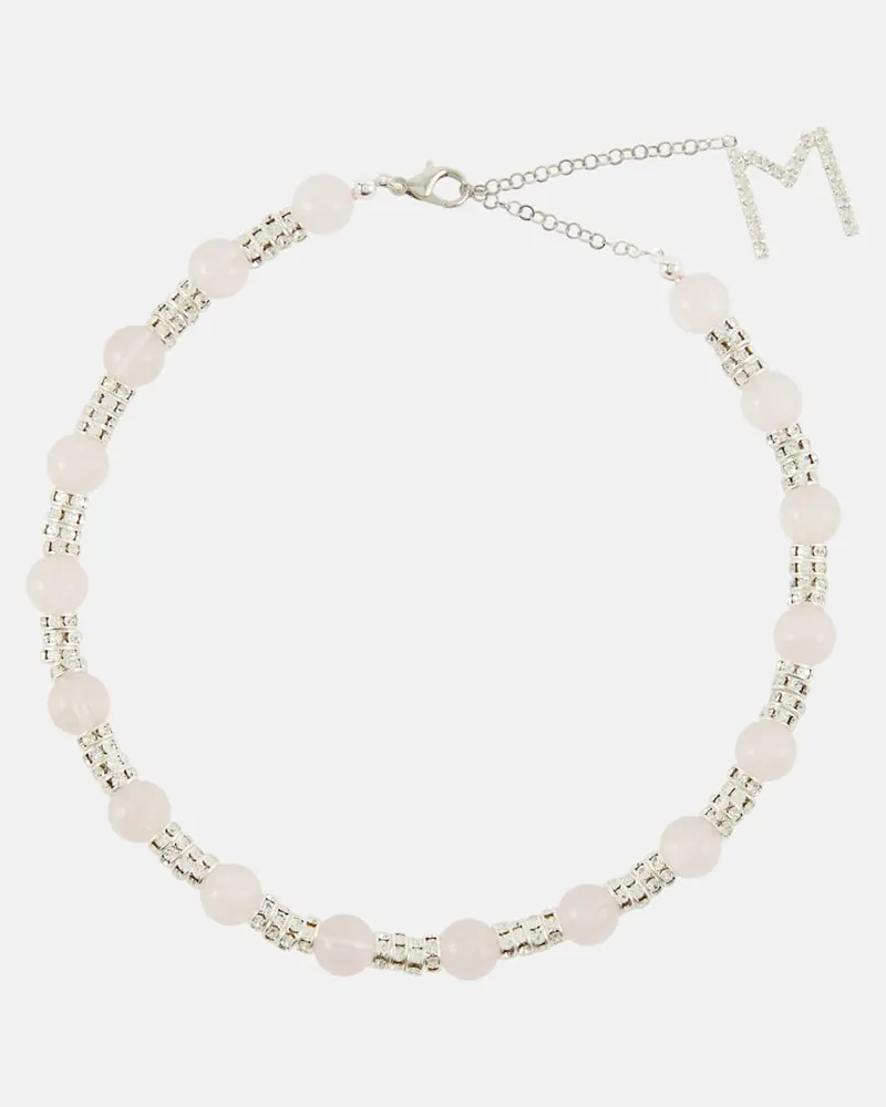 Magda Butrym Halskette mit Rosenquarz Rosa