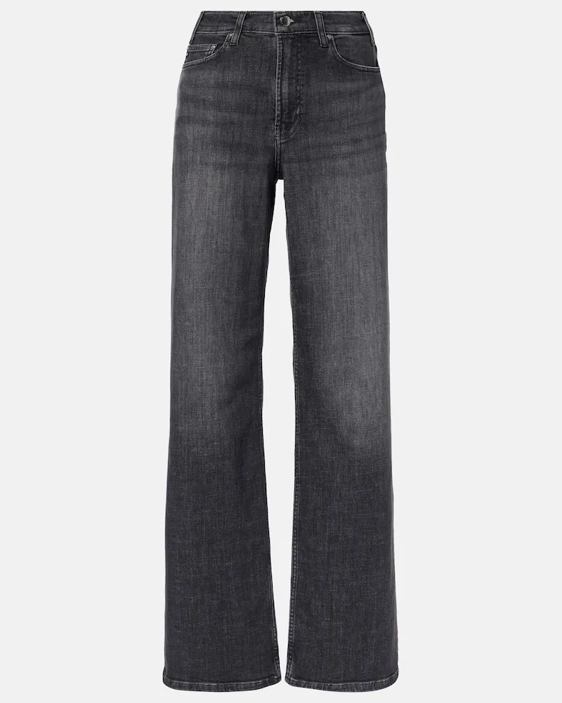 Adriano Goldschmied High-Rise Wide-Leg Jeans New Baggy Schwarz