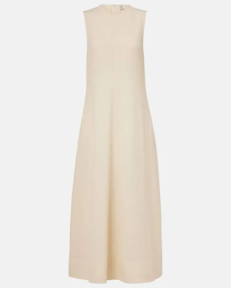 Totême Maxikleid Weiß