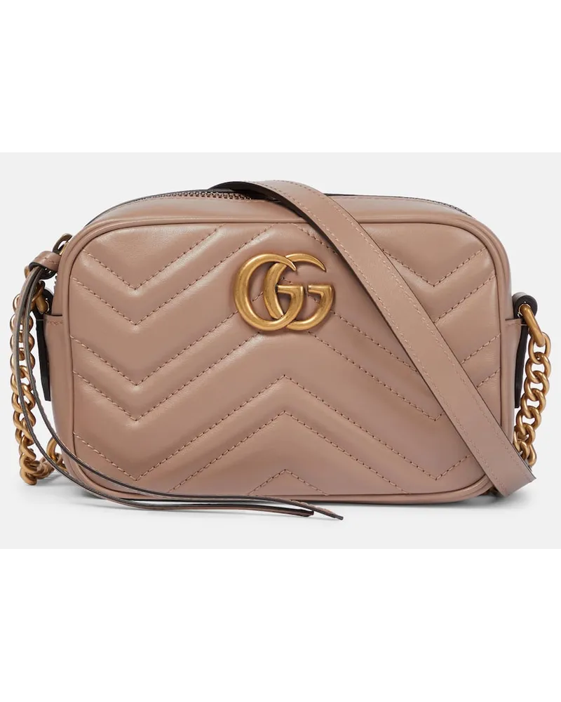 Gucci Schultertasche GG Marmont Mini Beige