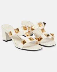 Valentino Garavani Sandalen Roman Stud 60 aus Leder Beige