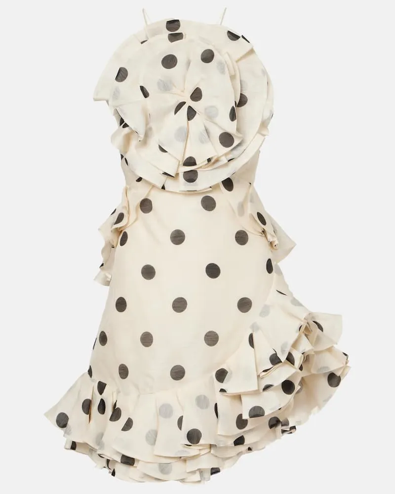 Zimmermann Minikleid Crush Multicolor