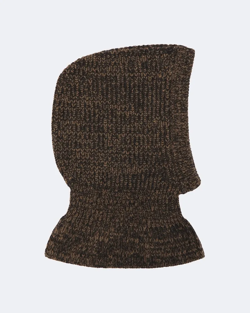 Christophe Lemaire Balaclava aus Alpakawolle aus Yakwolle Braun