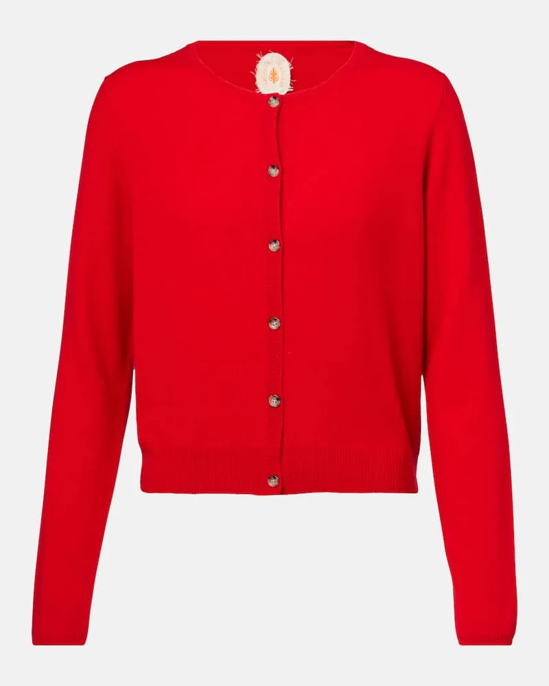 Jardin des Orangers Cardigan aus Kaschmir Rot