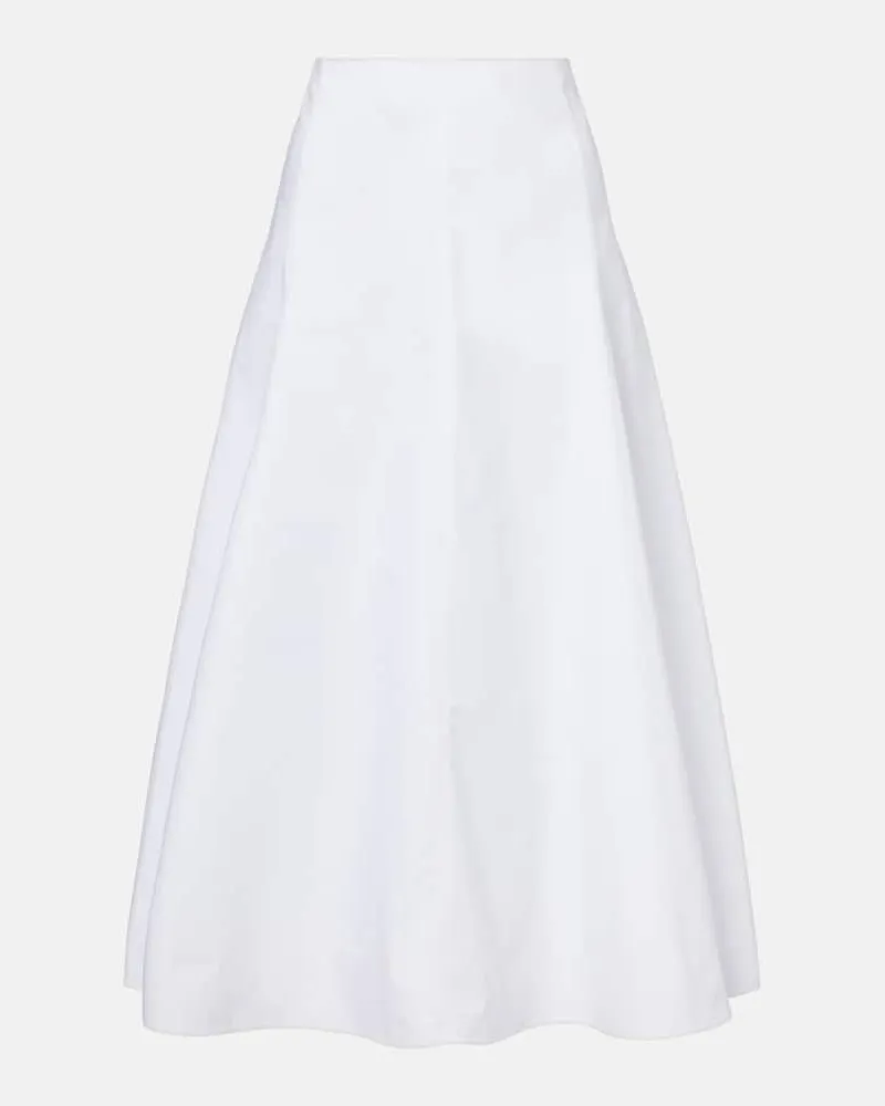Jacquemus Midirock aus Baumwollpopeline Weiã