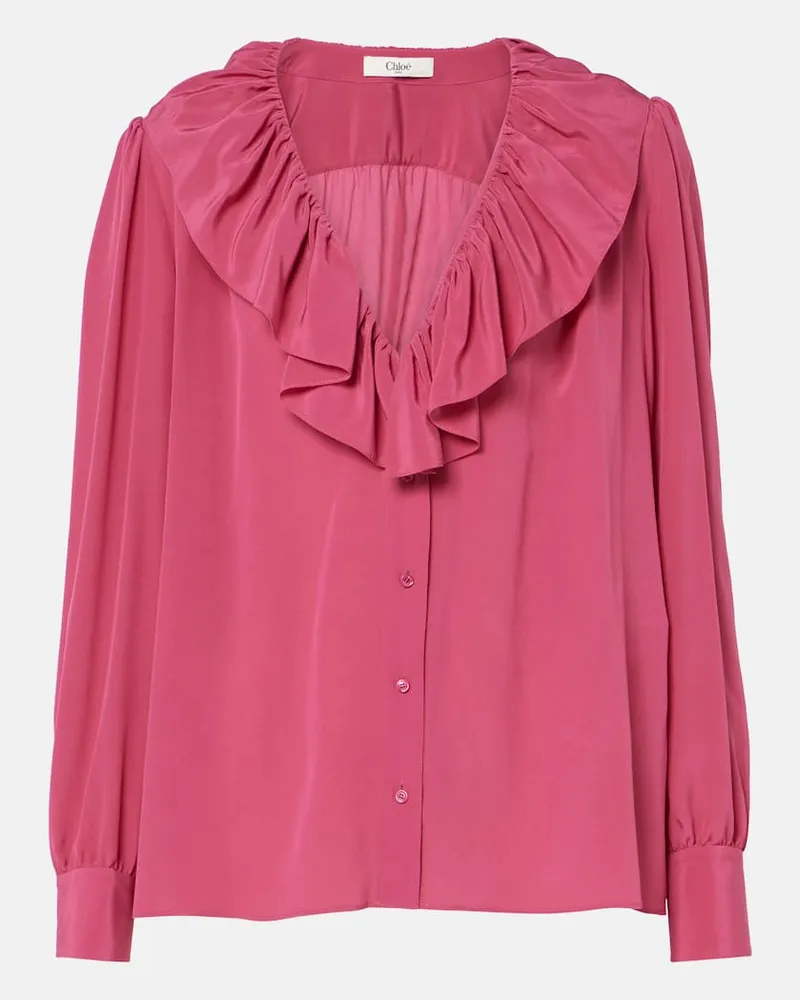 Chloé Chloé Bluse aus Seide Rosa
