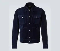 Jacke aus Veloursleder