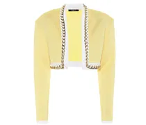 Cropped-Jacke aus Strick