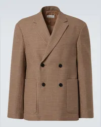 Dries van Noten Blazer aus Wolle Braun