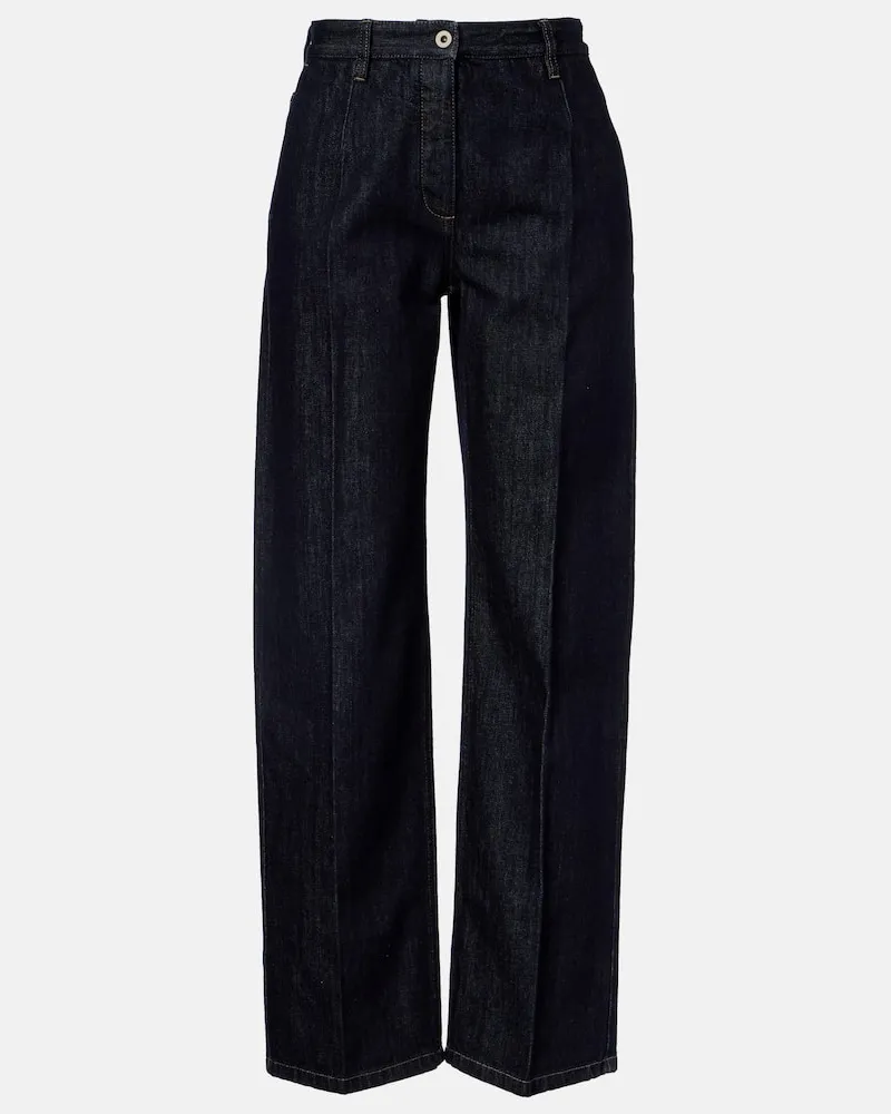 Jil Sander Wide-Leg Jeans Blau