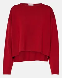 Max Mara Pullover Angelo aus Wolle Rot