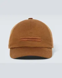 Ermenegildo Zegna Baseballcap aus Kaschmir Braun