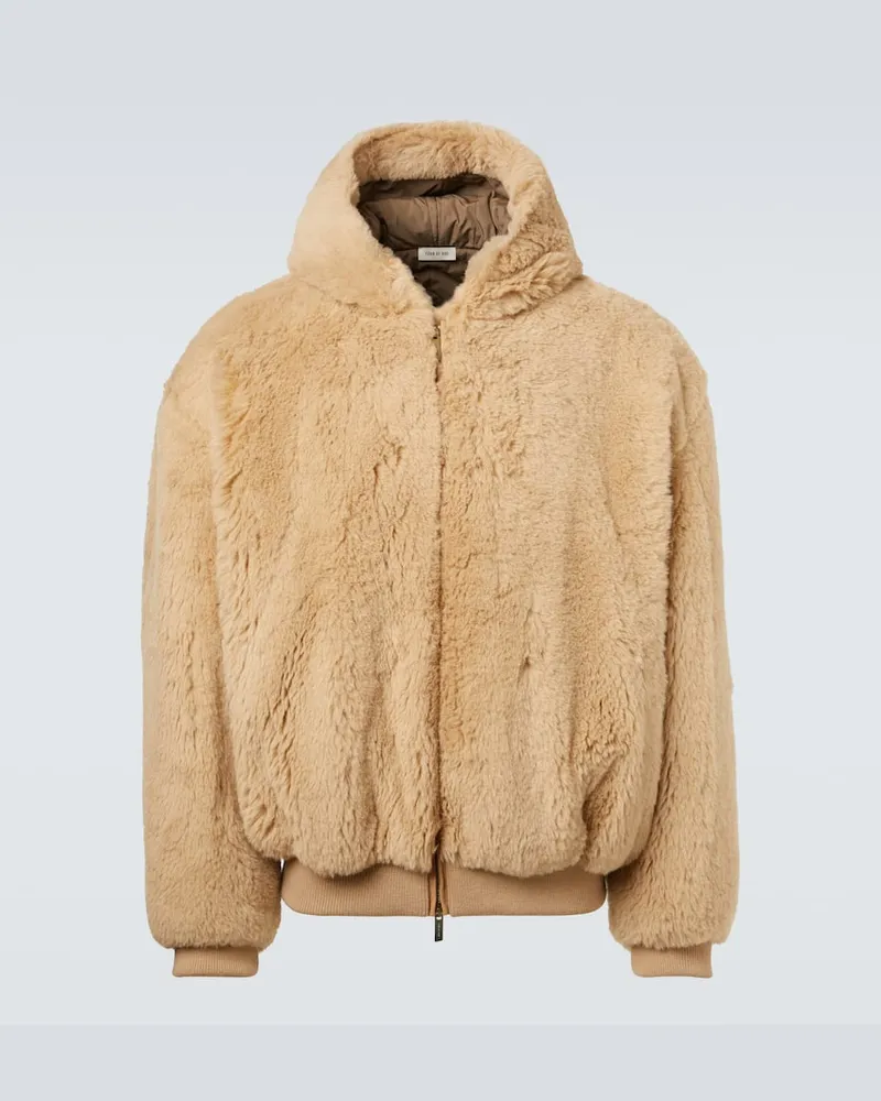 Fear of God Jacke aus Alpakawolle und Baumwolle Beige