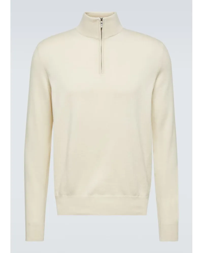 Loro Piana Pullover Mezzocollo aus Kaschmir Beige