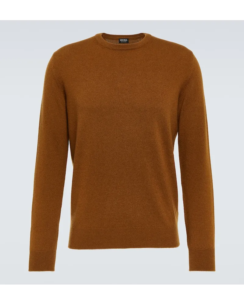 Ermenegildo Zegna Pullover aus Kaschmir Braun