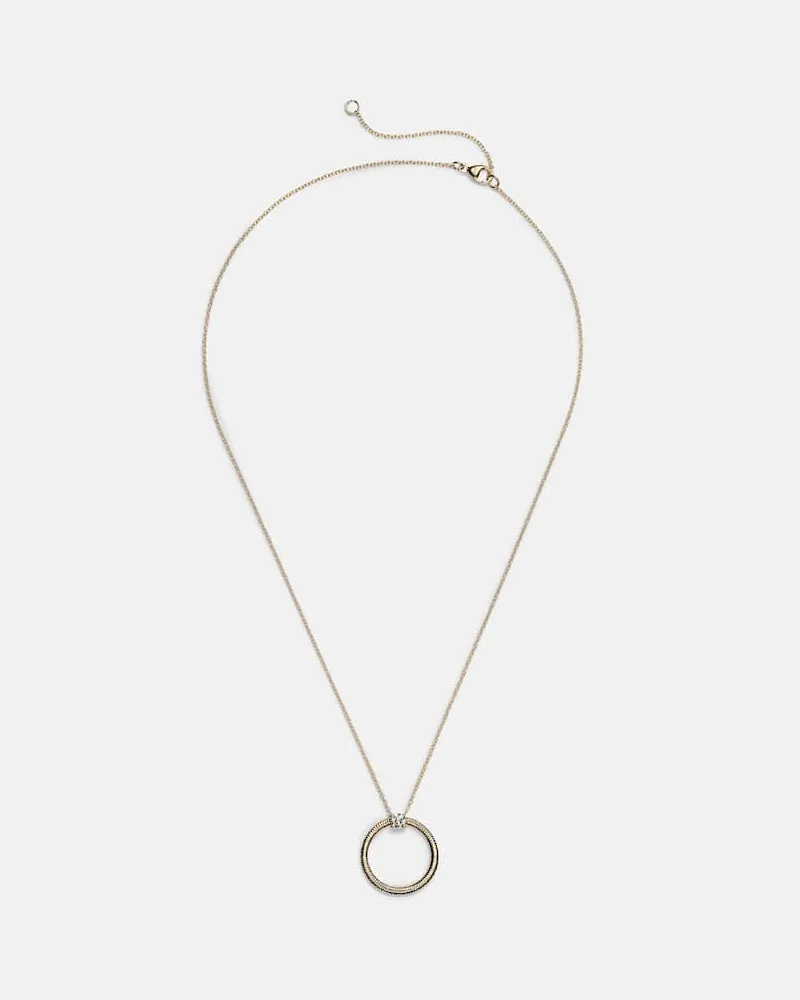 Stone & Strand Halskette Prince aus 14kt Gelbgold mit Diamant Gold