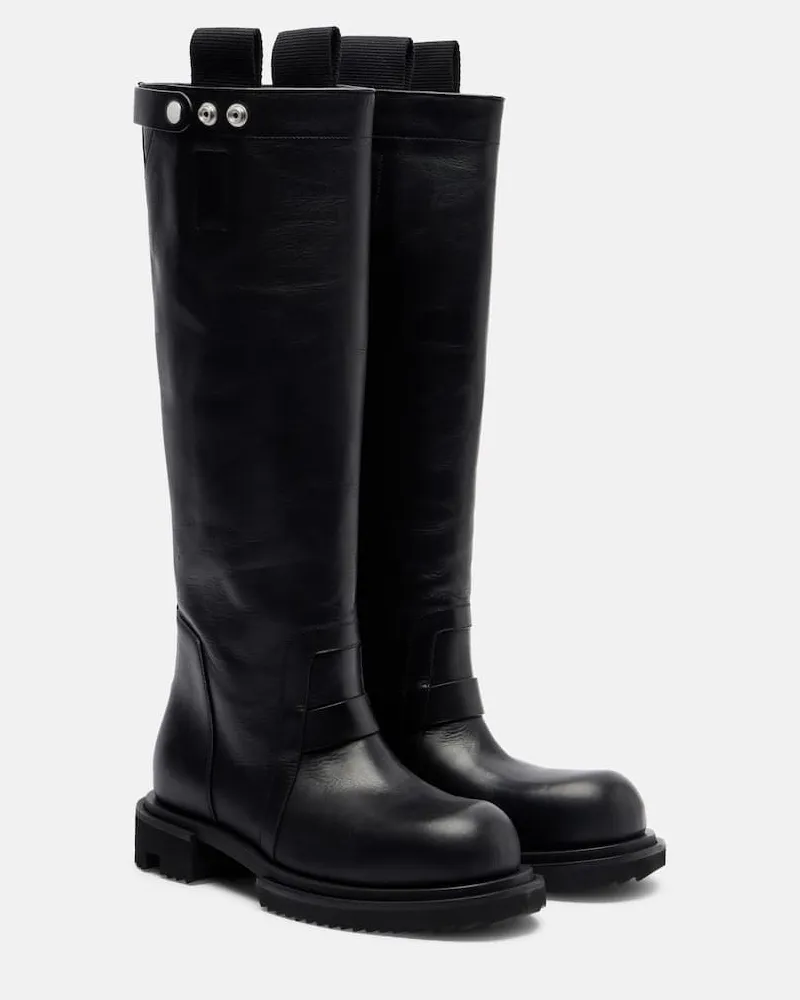 Rick Owens Stiefel Gabe aus Leder Schwarz