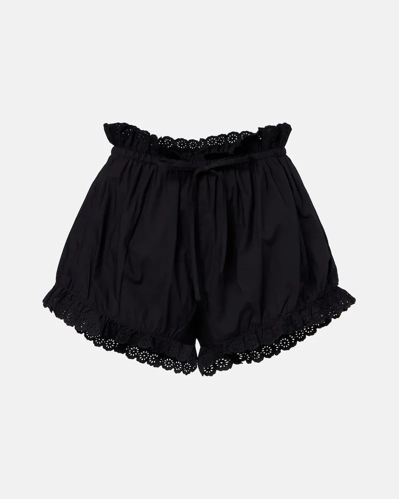 Posse Shorts Ezra aus Baumwolle Schwarz