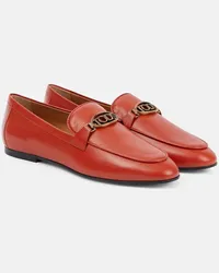 TOD'S Loafers aus Leder Rot