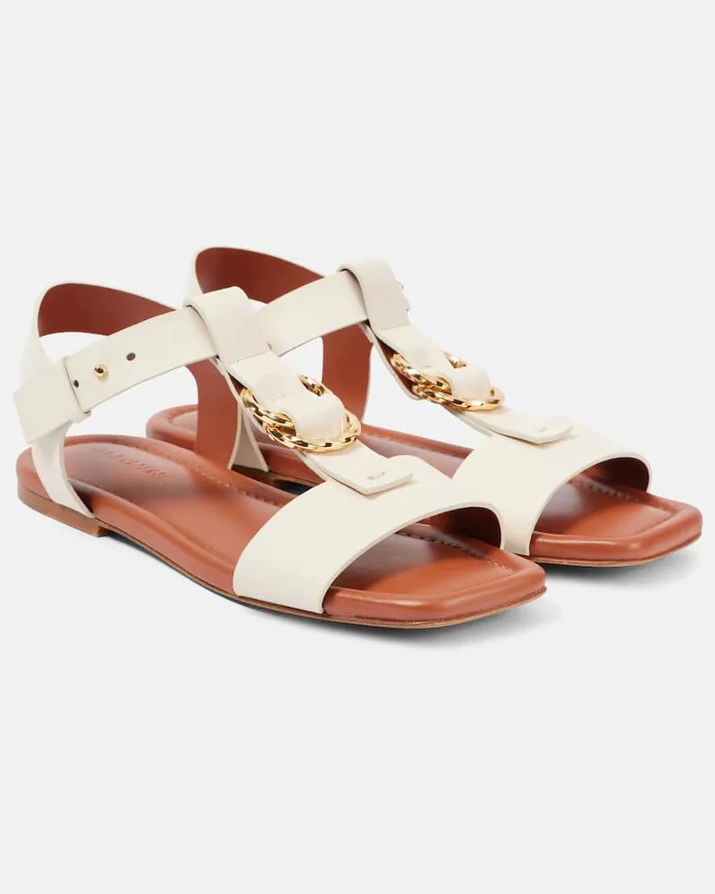 Ulla Johnson Sandalen Nimi aus Leder Weiß