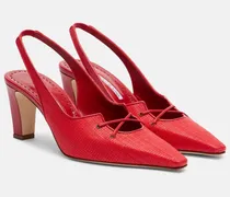 Slingback-Pumps Montbalo aus Raffiabast