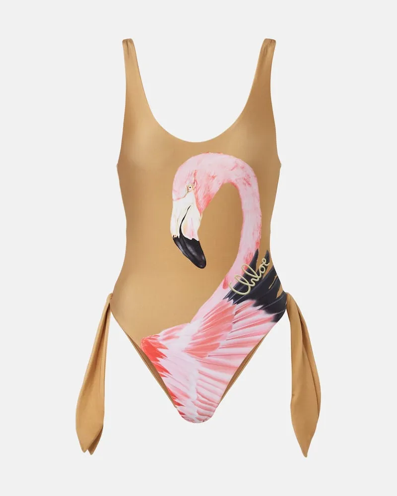 Chloé Chloé Bedruckter Badeanzug Multicolor