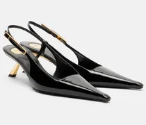 Slingback-Pumps Lee aus Lackleder