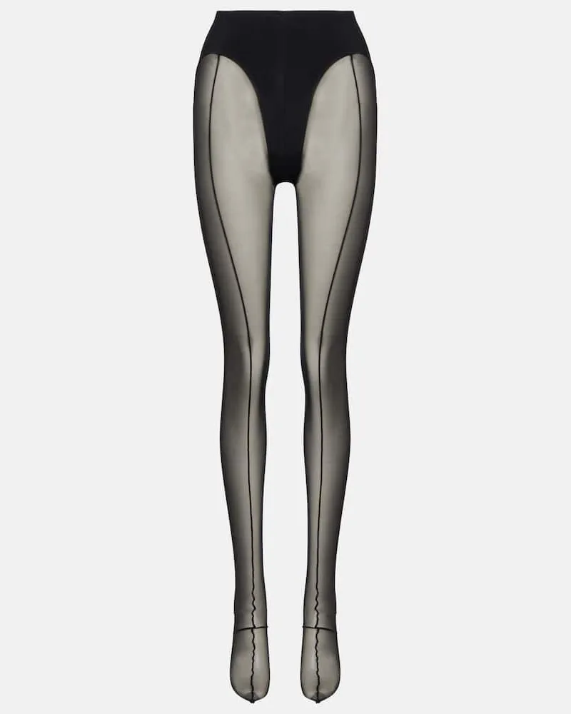 Thierry Mugler Strumpfhose re/edit Schwarz