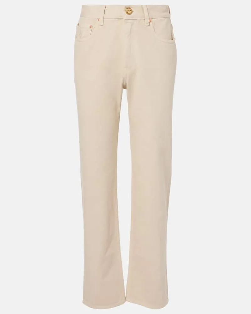 Blazé Milano Blazé Milano Straight Jeans Nariida Paso Beige