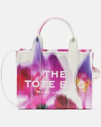 Marc Jacobs Tote Future Floral Small aus Leder Weiss