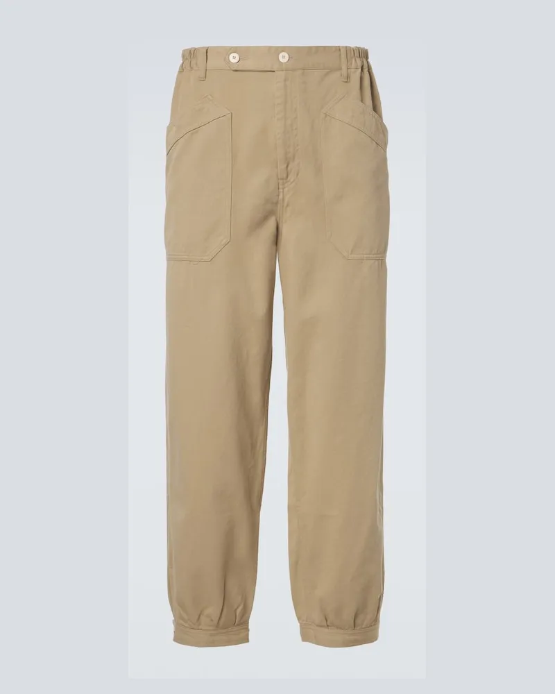 Visvim Cargohose Carroll aus Baumwoll-Twill Beige