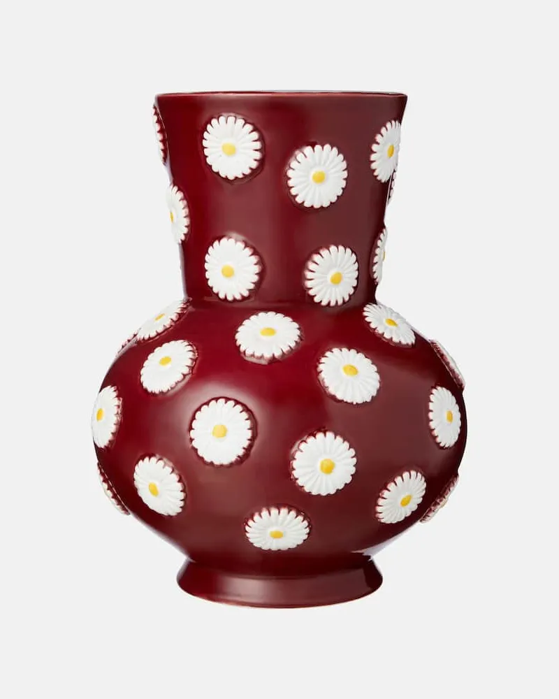 La DoubleJ Vase Margherita Burgunderrot