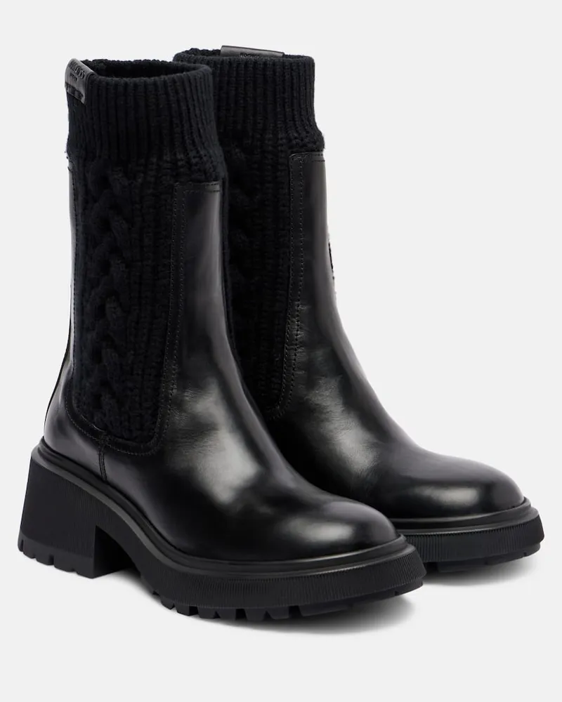 Jimmy Choo Ankle Boots Tamia aus Leder Schwarz