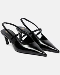 Totême Slingback-Pumps The Sharp aus Leder Schwarz