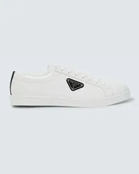 Prada Sneakers aus Leder Weiss