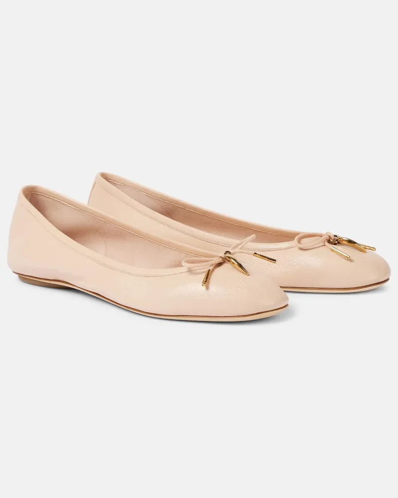 Chloé Chloé Ballerinas Iris aus Leder Pink