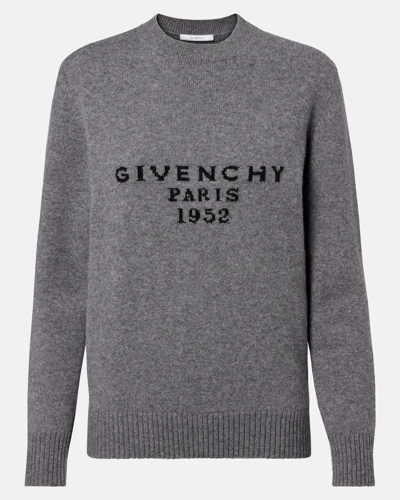 Givenchy Pullover aus Wolle und Kaschmir Grau
